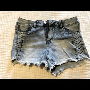 Denim shorts size 6